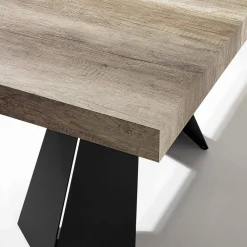 Viadurini Living Ausziehbare Esstische-Ausziehbarer Esstisch Bis zu 220 cm mit Melaminholzplatte - Amiro