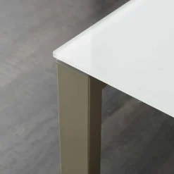 Viadurini Living Ausziehbare Esstische-Ausziehbarer Esstisch Bis zu 204 cm in Made in Italy Crystal - Palladio