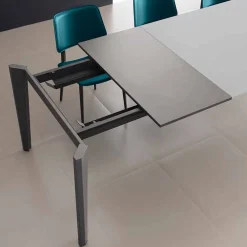 Viadurini Living Ausziehbare Esstische-Ausziehbarer Esstisch Bis zu 290 cm in Made in Italy Crystal - Polonio