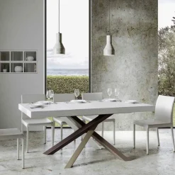 Viadurini Living Ausziehbare Esstische-Ausziehbarer Esstisch bis zu 440 cm, Made in Italy Design – Rally