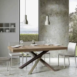 Viadurini Living Ausziehbare Esstische-Ausziehbarer Esstisch bis zu 440 cm, Made in Italy Design – Rally