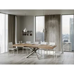 Viadurini Living Ausziehbare Esstische-Ausziehbarer Esstisch bis zu 440 cm, Made in Italy Design – Rally