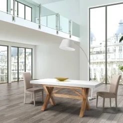 Viadurini Living Ausziehbare Esstische-Ausziehbarer Esstisch bis 360 cm aus Massivholz - Massimo