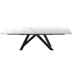 Viadurini Living Ausziehbare Esstische-Ausziehbarer Esstisch bis 278 cm aus Laminam, hergestellt in Italien – Settimmio