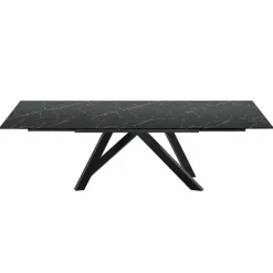 Viadurini Living Ausziehbare Esstische-Ausziehbarer Esstisch bis 278 cm aus Laminam, hergestellt in Italien – Settimmio