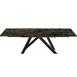 Viadurini Living Ausziehbare Esstische-Ausziehbarer Esstisch bis 278 cm aus Laminam, hergestellt in Italien – Settimmio