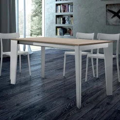 Viadurini Living Ausziehbare Esstische-Ausziehbarer Esstisch bis 310 cm aus Melamin, hergestellt in Italien – Siebzigerjahre