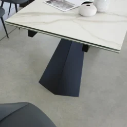 Viadurini Living Ausziehbare Esstische-Ausziehbarer Esstisch bis 270 cm mit Keramikglasplatte - Trasimeno