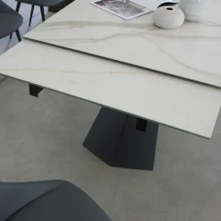 Viadurini Living Ausziehbare Esstische-Ausziehbarer Esstisch bis 270 cm mit Keramikglasplatte - Trasimeno