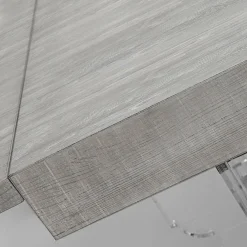 Viadurini Living Ausziehbare Esstische-Ausziehbarer Esstisch bis 255 cm aus Plexiglas und Holz Made in Italy - Francoise