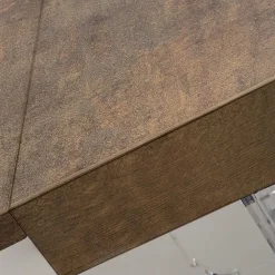 Viadurini Living Ausziehbare Esstische-Ausziehbarer Esstisch bis 255 cm aus Plexiglas und Holz Made in Italy - Francoise