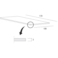 Viadurini Living Ausziehbare Esstische-Ausziehbarer Esstisch Bis zu 280 cm in Fenix Made in Italy - Eolo
