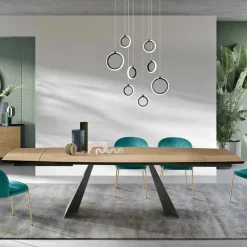 Viadurini Living Ausziehbare Esstische-Ausziehbarer Esstisch bis 300 cm aus Holz Made in Italy - Paolito