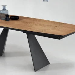 Viadurini Living Ausziehbare Esstische-Ausziehbarer Esstisch bis 300 cm aus Holz Made in Italy - Paolito