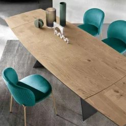 Viadurini Living Ausziehbare Esstische-Ausziehbarer Esstisch bis 300 cm aus Holz Made in Italy - Paolito