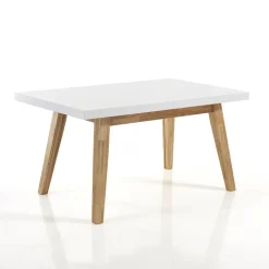 Viadurini Living Ausziehbare Esstische-Ausziehbarer Esstisch Bis zu 270 cm aus weiß lackiertem Mdf - Fedora