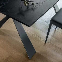 Viadurini Living Ausziehbare Esstische-Ausziehbarer Esstisch bis 298 cm aus Melamin Made in Italy - Fedemo