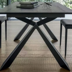 Viadurini Living Ausziehbare Esstische-Ausziehbarer Esstisch bis 298 cm aus Melamin Made in Italy - Fedemo