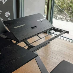 Viadurini Living Ausziehbare Esstische-Ausziehbarer Esstisch bis 298 cm aus Melamin Made in Italy - Fedemo