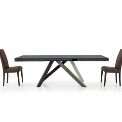 Viadurini Living Ausziehbare Esstische-Ausziehbarer Esstisch bis 450 cm aus Laminat, hergestellt in Italien – Salentino