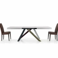 Viadurini Living Ausziehbare Esstische-Ausziehbarer Esstisch bis 450 cm aus Laminat, hergestellt in Italien – Salentino