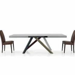 Viadurini Living Ausziehbare Esstische-Ausziehbarer Esstisch bis 450 cm aus Laminat, hergestellt in Italien – Salentino