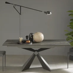 Viadurini Living Ausziehbare Esstische-Ausziehbarer Esstisch Bis zu 298 cm aus Keramik Made in Italy - Anaconda
