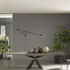 Viadurini Living Ausziehbare Esstische-Ausziehbarer Esstisch Bis zu 298 cm aus Keramik Made in Italy - Anaconda