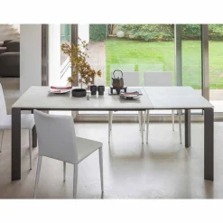 Viadurini Living Ausziehbare Esstische-Ausziehbarer Esstisch bis 180 cm aus Keramik Made in Italy - Pitagora