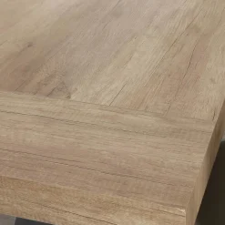 Viadurini Living Ausziehbare Esstische-Ausziehbarer Esstisch Bis zu 260 cm aus Melaminholz und Metall - Lukas