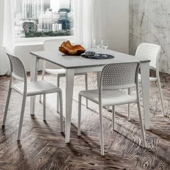 Viadurini Living Ausziehbare Esstische-Ausziehbarer Esstisch Bis zu 252 cm in HPL Made in Italy - Efisto