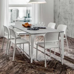 Viadurini Living Ausziehbare Esstische-Ausziehbarer Esstisch Bis zu 252 cm in HPL Made in Italy - Efisto