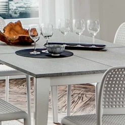 Viadurini Living Ausziehbare Esstische-Ausziehbarer Esstisch Bis zu 252 cm in HPL Made in Italy - Efisto