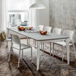 Viadurini Living Ausziehbare Esstische-Ausziehbarer Esstisch Bis zu 252 cm in HPL Made in Italy - Efisto