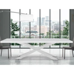 Viadurini Living Ausziehbare Esstische-Ausziehbarer Esstisch bis 300 cm aus Laminat, hergestellt in Italien – Grotta