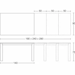 Viadurini Living Ausziehbare Esstische-Ausziehbarer Esstisch Bis zu 310 cm in Keramik Made in Italy - Pitagora