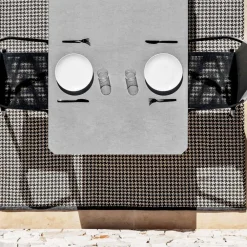 Viadurini in the Garden Gartentische Aus Aluminium-Ausziehbarer Esstisch im Freien 318 cm aus Aluminium und Steinzeug - Filomena