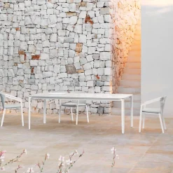 Viadurini in the Garden Gartentische Aus Aluminium-Ausziehbarer Esstisch im Freien 318 cm aus Aluminium und Steinzeug - Filomena