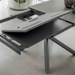 Viadurini Living Ausziehbare Esstische-Ausziehbarer Esstisch mit Metallrahmen Made in Italy - Elastic