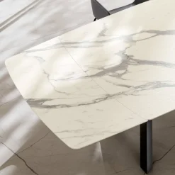 Viadurini Living Ausziehbare Esstische-Ausziehbarer Fasstisch auf 240 oder 280 cm aus geschichtetem HPL - Dialogo