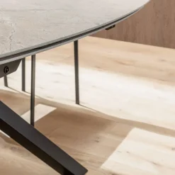 Viadurini Living Ausziehbare Esstische-Ausziehbarer Fasstisch auf 240 oder 280 cm aus geschichtetem HPL - Dialogo