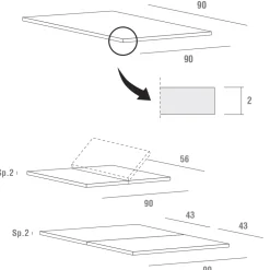 Viadurini Living Ausziehbare Esstische-Ausziehbarer Fenix Esstisch Bis zu 232 Made in Italy - Bayern