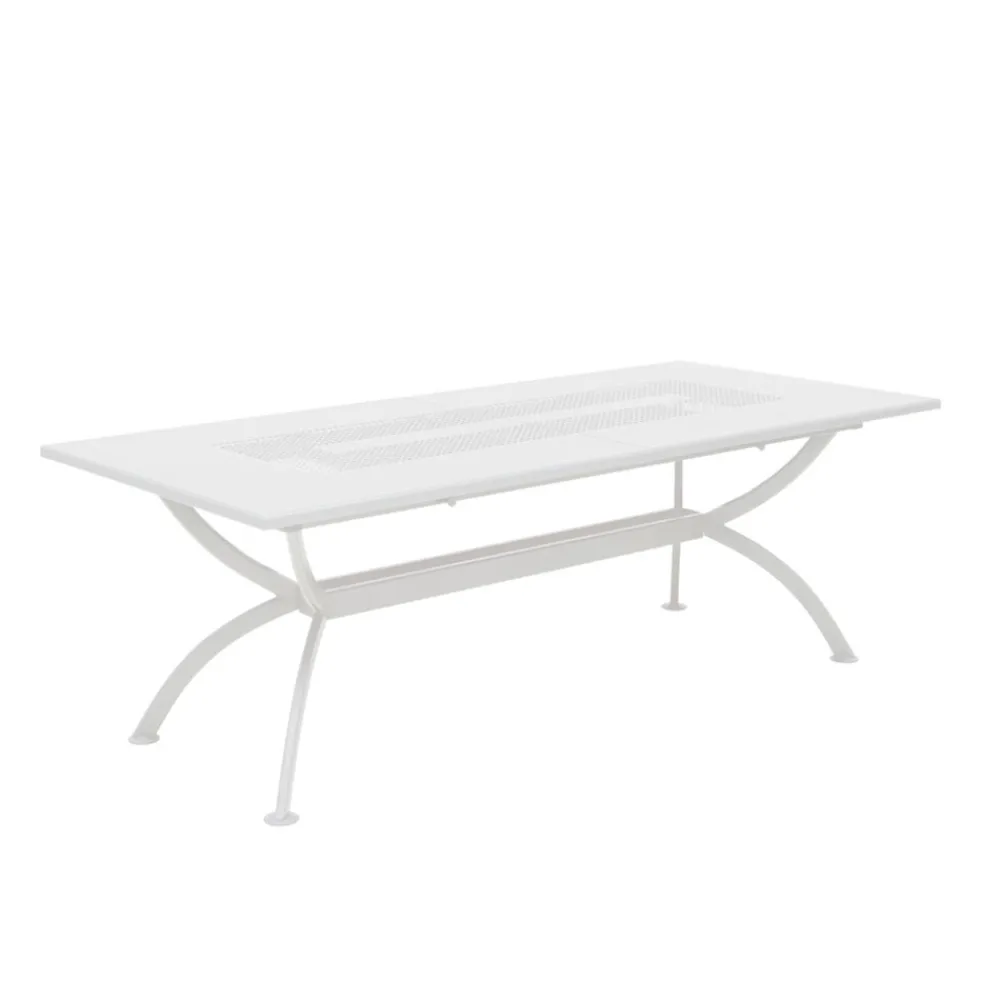 Viadurini in the Garden Ausziehbare Gartentische-Ausziehbarer Gartentisch bis 320 cm aus verzinktem Stahl Made in Italy - Pearl
