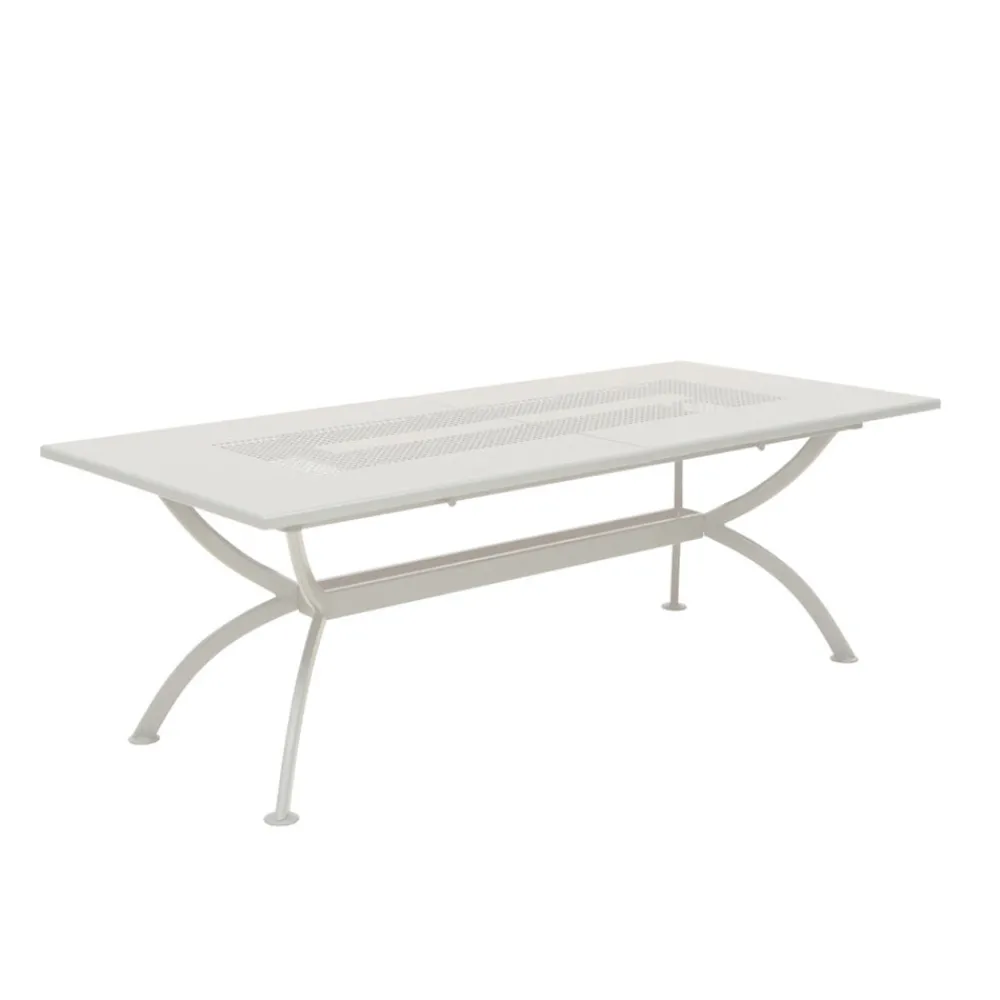 Viadurini in the Garden Ausziehbare Gartentische-Ausziehbarer Gartentisch bis 320 cm aus verzinktem Stahl Made in Italy - Pearl