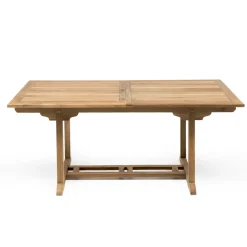 Viadurini in the Garden Gartentische Aus Teakholz-Ausziehbarer Gartentisch aus Teakholz in verschiedenen Größen - Yggdrasil