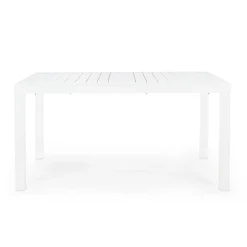 Viadurini in the Garden Gartentische Aus Aluminium|Ausziehbare Gartentische-Ausziehbarer Gartentisch Bis 240 cm in Weiß oder Turteltaube Aluminium - Franz