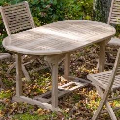 Viadurini in the Garden Gartentische Aus Teakholz-Ausziehbarer Gartentisch aus Teakholz in verschiedenen Größen - Yggdrasil