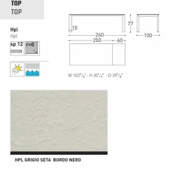 Varaschin Ausziehbare Gartentische-Ausziehbarer Gartentisch aus lackiertem Aluminium Dolmen