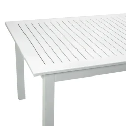 Viadurini in the Garden Gartentische Aus Aluminium|Ausziehbare Gartentische-Ausziehbarer Gartentisch aus Aluminium mit gelatteter Platte - Passport