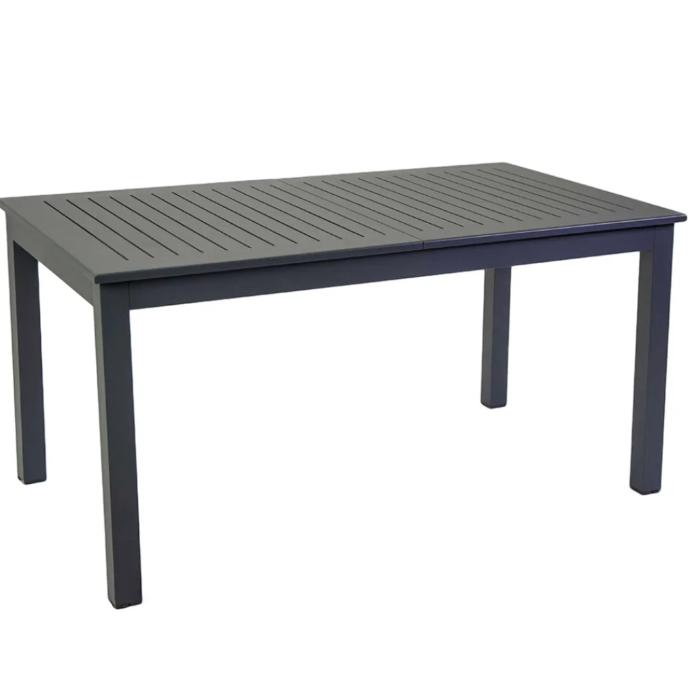 Viadurini in the Garden Gartentische Aus Aluminium|Ausziehbare Gartentische-Ausziehbarer Gartentisch aus Aluminium mit gelatteter Platte - Passport